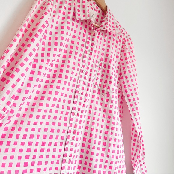 Gap bright pink button down shirt Sz. M - Picture 1 of 7